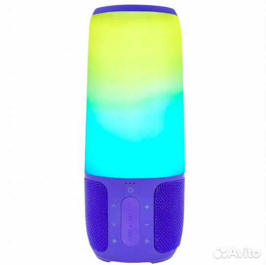 Беспроводная колонка с подсветкой Pulse3 1+1 синяя
