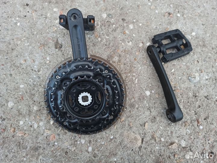 Шатуны для велосипеда 170 мм под квадрат