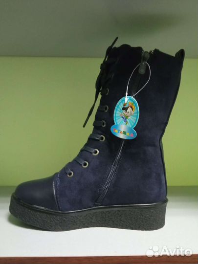 Ботинки зимние, для девочек размер 33