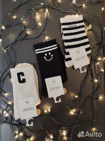 Женские носки кашемир хлопок средние (2 пары)