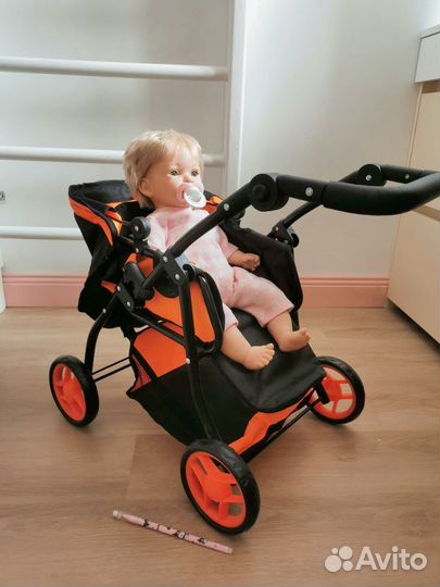 Коляска для кукол 3 в 1
