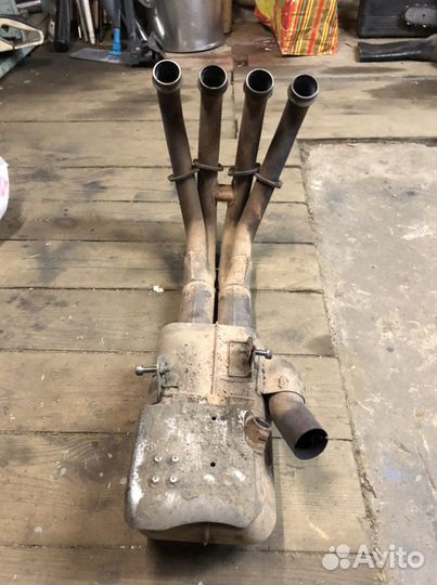 Родной выхлоп на Yamaha uzf-r6 06 год