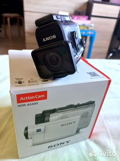 Экшн камера sony hdr as300