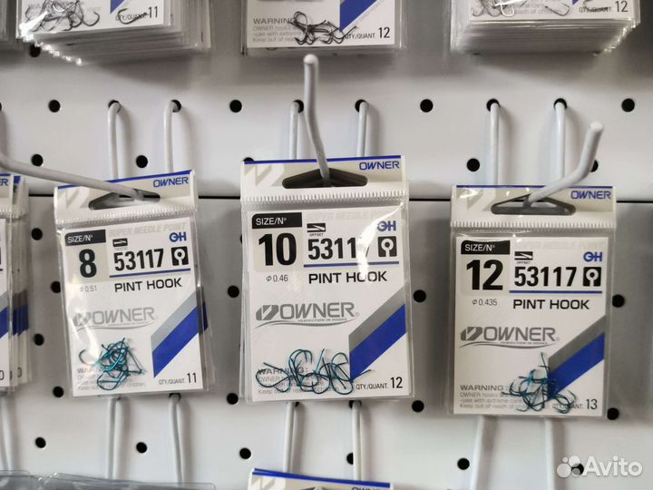 Крючки рыболовные