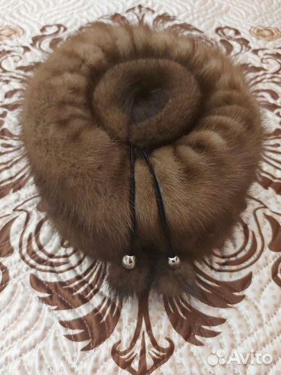 Шапка норковая женская