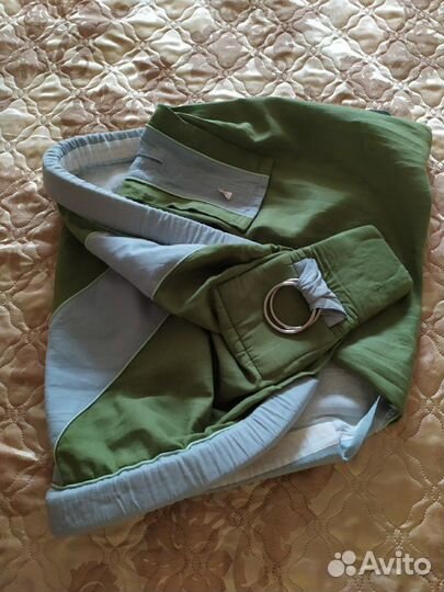 Слинг с кольцами + в подарок погремушки