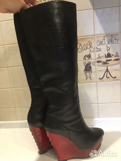 Сапоги Paolo Conte нат кожа, мех, 35 размер