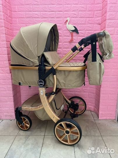 Коляска трансформер Aimile Original New Gold 2 в 1