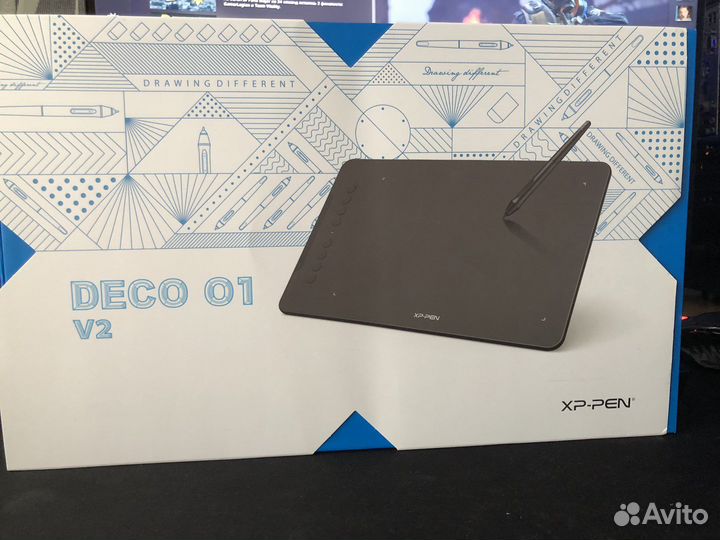 Графический планшет xp pen deco 01 v2