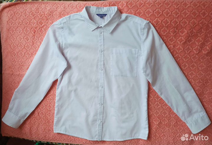 Рубашка школьная для мальчика, р-р 164