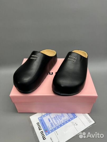 Тапочки Сабо Miu Miu Размеры 36-40