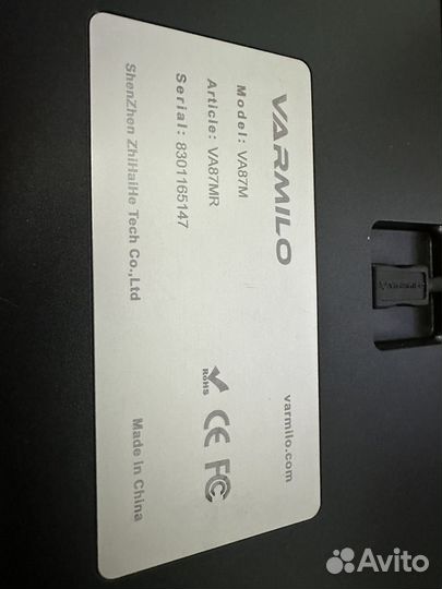 Varmilo VA87M (Cherry MX Red)