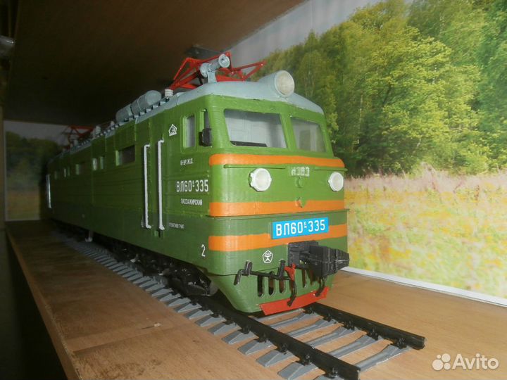 Сборная модель электровоза вл60 в масштабе 1\32