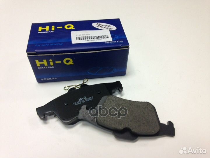 Колодки торм.дисковые Hi-Q ford focus II RR 05