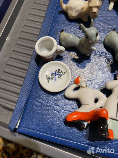 Фарфоровые статуэтки мини