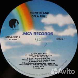 Point Blank – On A Roll LP MCA Records – MCA-5312