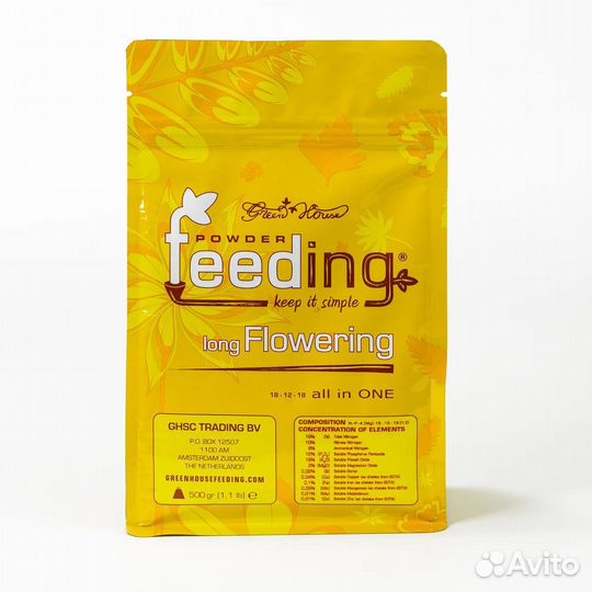 Удобрение Powder Feeding Long Flowering 2,5кг