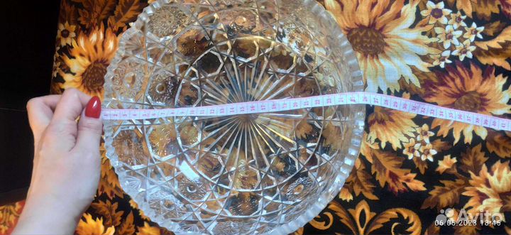Ваза хрустальная СССР