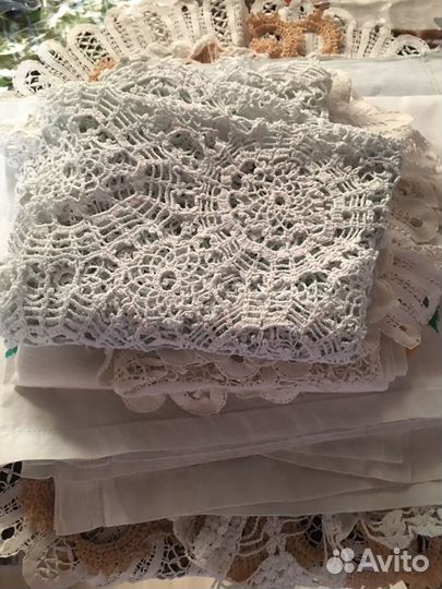 Вологодское кружево, ручной работы салфетки