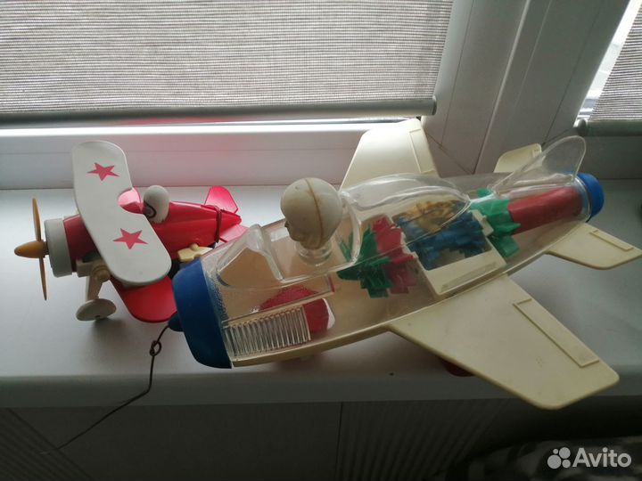 Игрушка самолет СССР (комплект 2шт.)