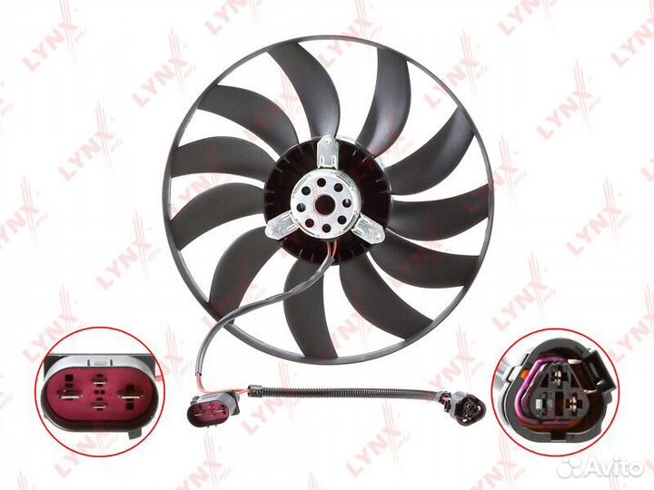 Вентилятор радиатора lynxauto RF-1660