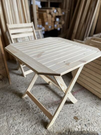 Стол складной деревянный