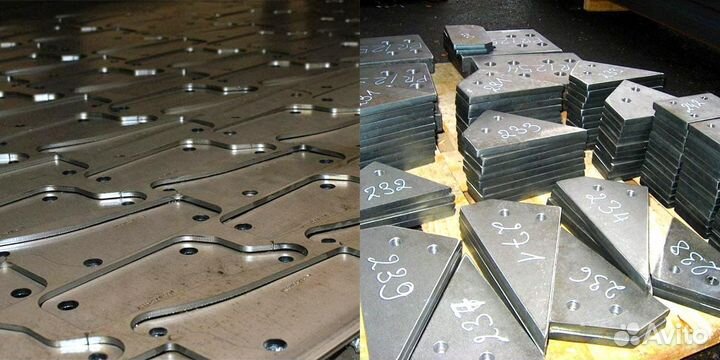 Плазменная, газокислородная резка чпу, гибка листа