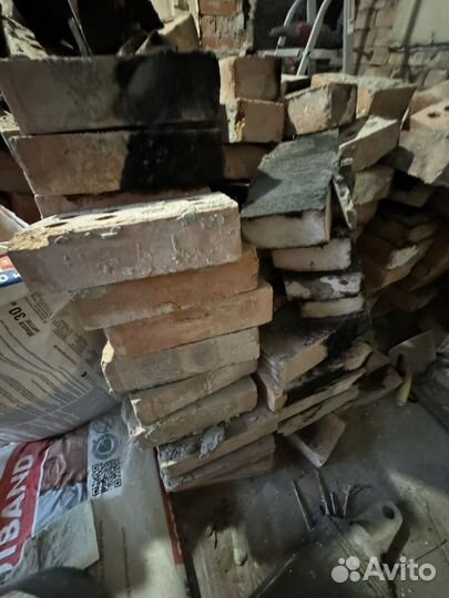Кирпич печной бу