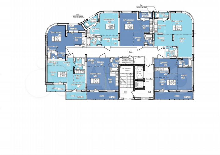 2-к. квартира, 45 м², 4/17 эт.