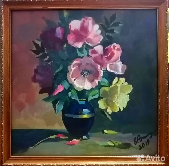 Картина маслом на холсте натюрморт