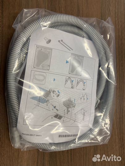 12013784 Шланг сливной с креплением и переходником