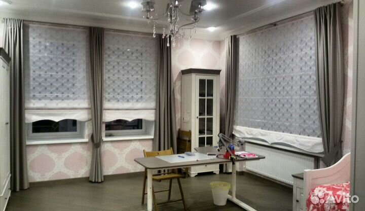 Пошив штор на заказ под ключ