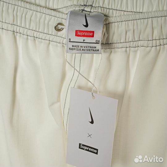 Штаны Nike Supreme белые