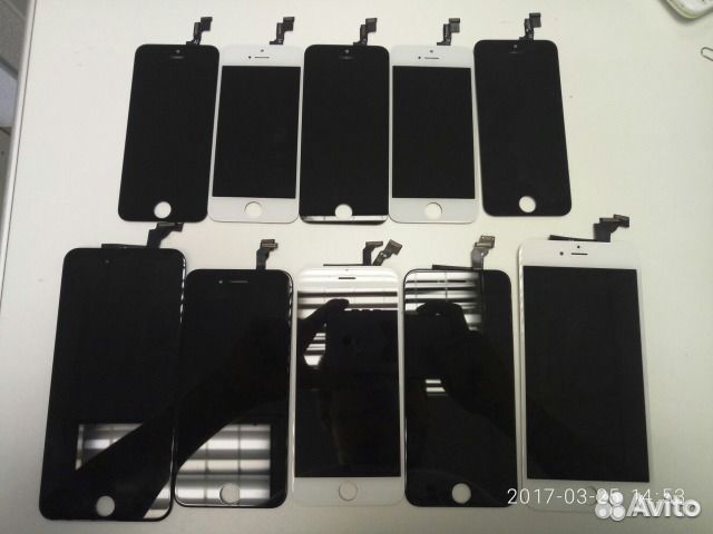 LCD на iPhone 4,5,5s,6,6S,6+,6S+,7,8 и plus