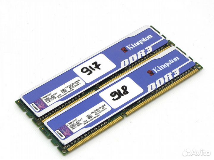 Память Kingston HyperX DDR3 4Gb Dual Channel
