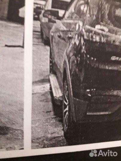 Пороги алюминиевые на Хундай крето