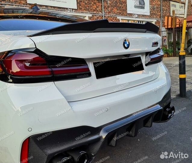 Спойлер BMW 5 G30 PSM черный