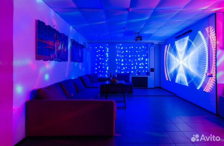 Лофт с караоке для вечеринки