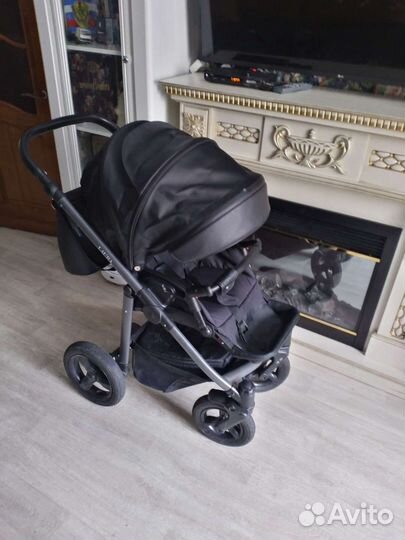 Коляска 2 в 1 эко кожа