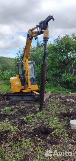 Услуги миниэкскаватора