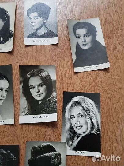 Советские открытки с актрисами в хорошем состоянии