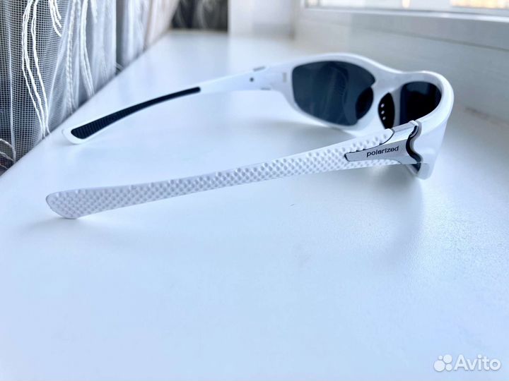 Очки белые поляризационные спортивные