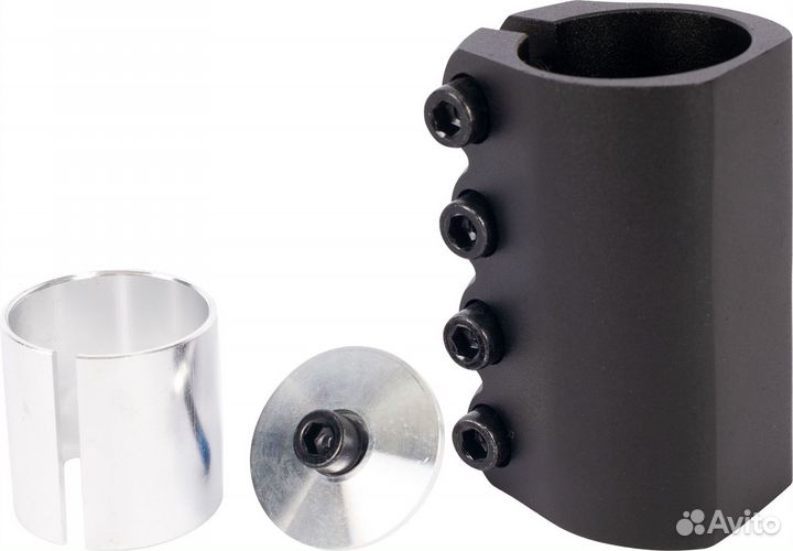 Зажим skip 4Blt черный Ros760