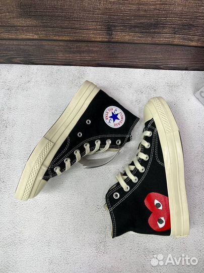 Кеды converse play comme des garcons женские