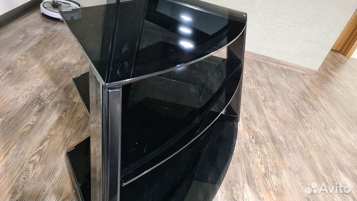 Стеклянная тумба под тв телевизор