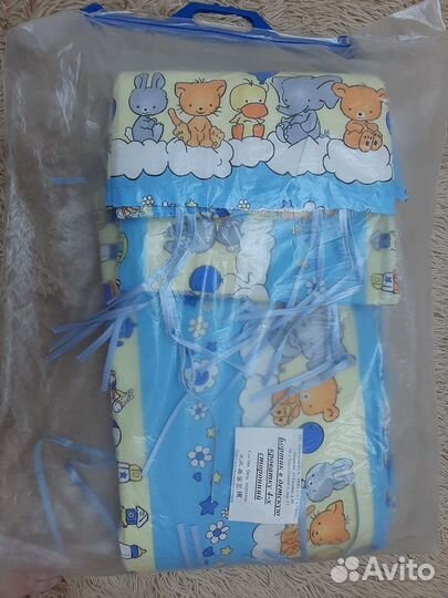 Бортики в детскую кроватку новые