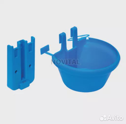 Поилка/кормушка для дом птицы на стенку клетки, Ит