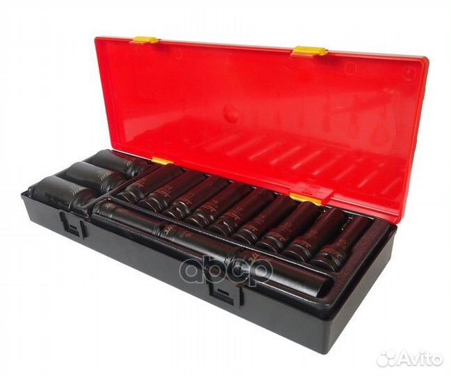 Набор головок глубоких ударных 6-гранных 1/2 10