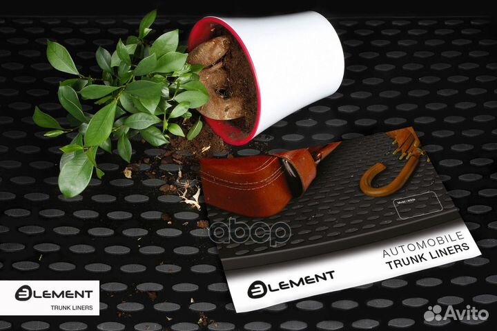 Коврик в багажник toyota C-HR 2016- с запасным