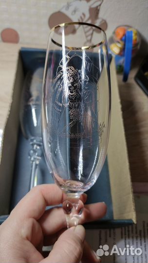 Свадебные бокалы для шампанского bohemia